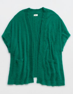 Женские свитеры Aerie Fuzzy Sweater Cape — фото 3