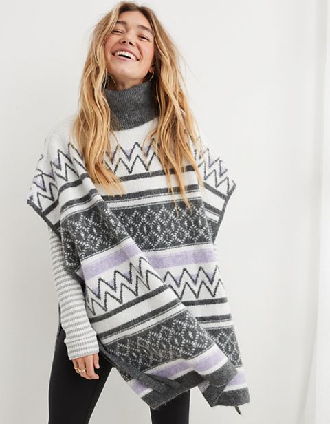 Женские свитеры Aerie Jacquard Cape