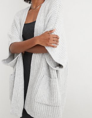 Aerie Ribbed Sweater Cape