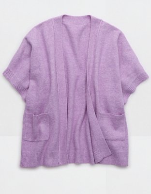 Kyleigh Lavender Loose Knit Sweater