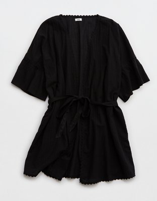 Женские аксессуары Aerie Ruffle Sleeve Cape — фото 3