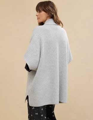 Aerie Shawl Collar Sweater Cape