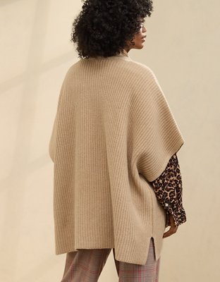 Aerie Shawl Collar Sweater Cape