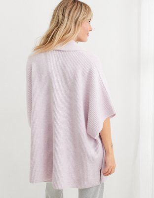 Aerie Shawl Collar Sweater Cape