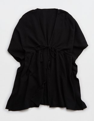 Aerie Gauze Tie Cape