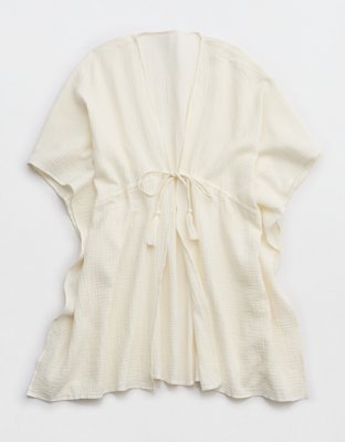 Женские аксессуары Aerie Gauze Tie Cape — фото 3
