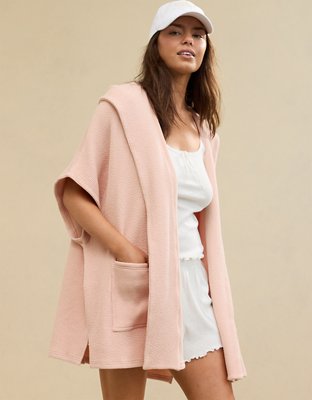 Женские свитеры Aerie Hooded Fleece Cape — фото 5
