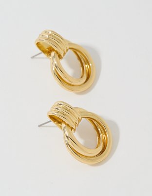 Aerie Double Circle Hoop Earrings