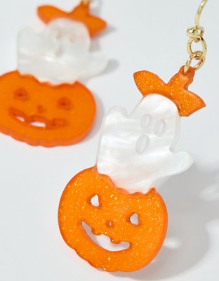 Aerie Pumpkin Ghost Earrings