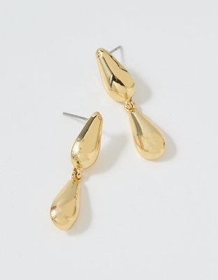 Aerie Double Teardrop Earrings