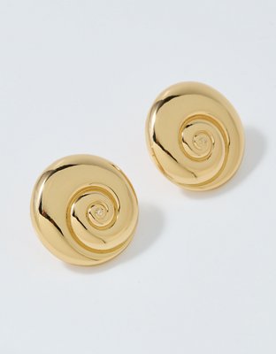 Aerie Chunky Shell Stud Earrings