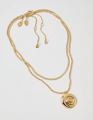 Aerie Chunky Shell Statement Necklace