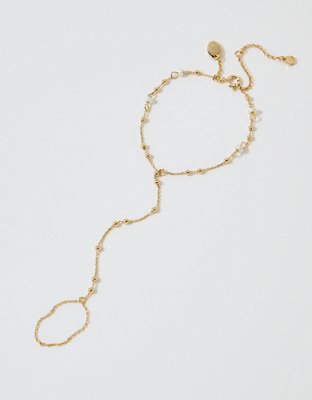 Aerie Dainty Gold Hand Chain