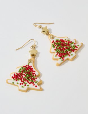 Aerie Sugar Cookie Tree Earrings