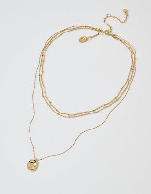 Aerie Beachy Pebble Necklace 3-Pack