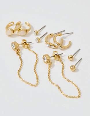 Aerie Colored Stone Earring Set