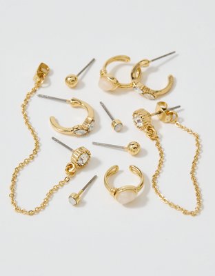 Aerie Colored Stone Earring Set