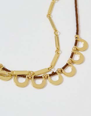 Aerie Mini Matte Beaded Necklace