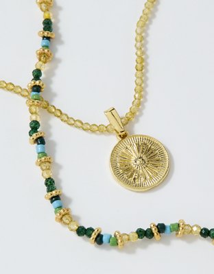 Aerie Mini Matte Beaded Necklace
