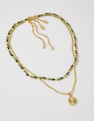 Aerie Mini Matte Beaded Necklace