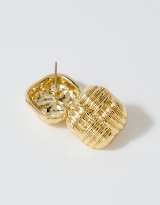 Aerie Etched Cushion Earrings