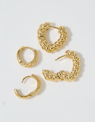 Aerie Parisian Hoop Earring Pack