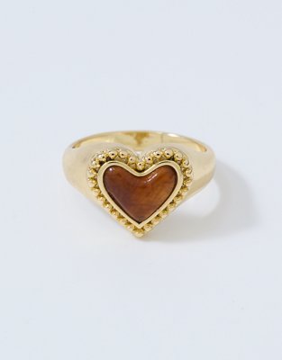 Aerie Torte Heart Vintage Ring