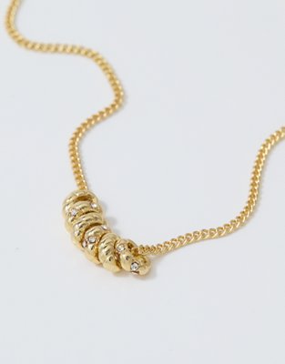Aerie Dainty Croissant Necklace