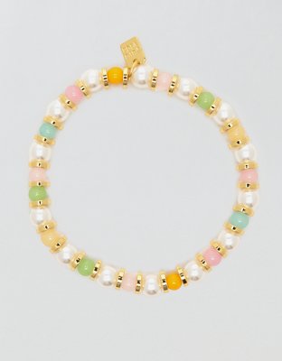 Pura Vida Pearl Bloom Stretch Bracelet