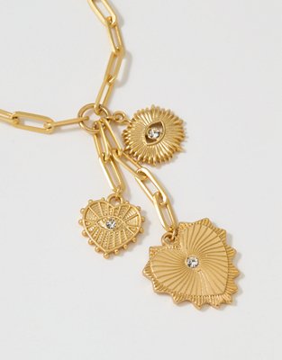 Aerie Vintage Heart Necklace