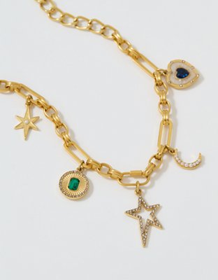 Aerie Chuncky Chain Charm Necklace