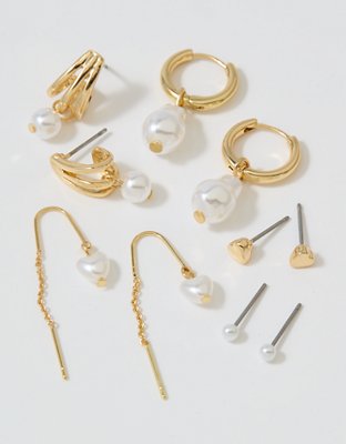 Aerie Pearl Earring 5-Pack