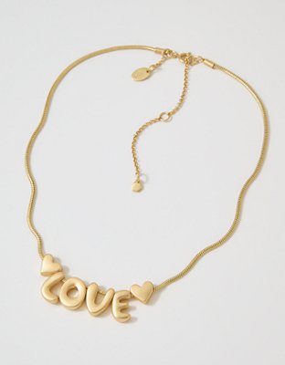Aerie Bubble Love Necklace