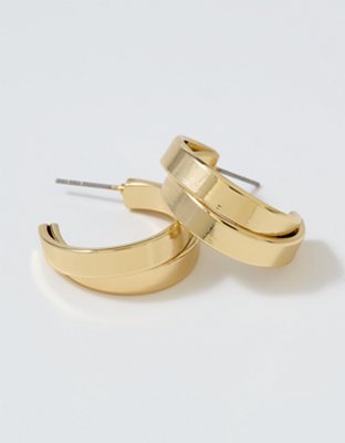 Aerie Medium Double Hoop Earrings