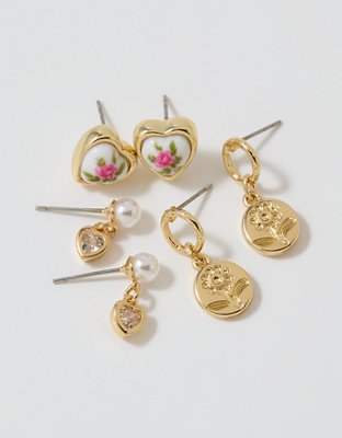 Aerie Vintage Charm Earring 3-Pack