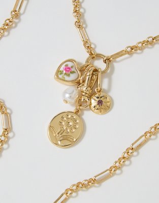 Aerie Vintage Charm Necklace