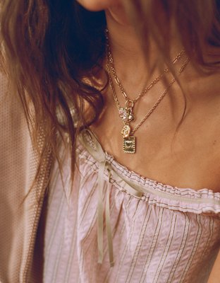 Aerie Vintage Charm Necklace