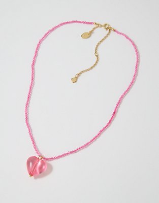 Aerie Bubble Heart Necklace