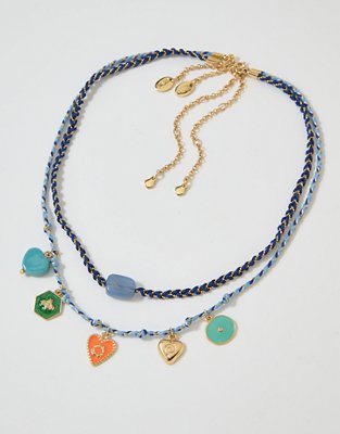 Aerie Layered Rope Bead Necklace 2-Pack