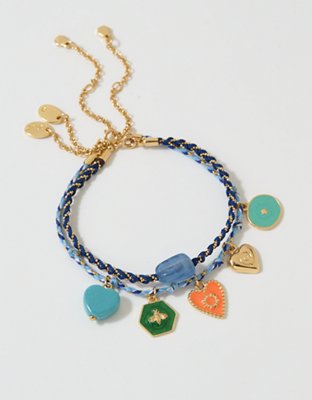 Aerie Layered Rope Bead Bracelet 2-Pack