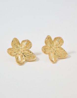 Aerie Sculpted Flower Earrings | Aerie