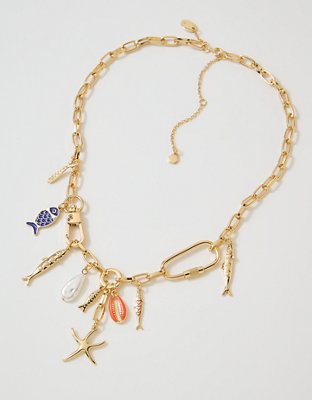 Aerie Chunky Charm Necklace