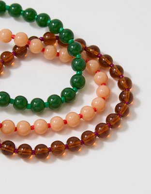 Aerie Colored Bead Bracelet Pack
