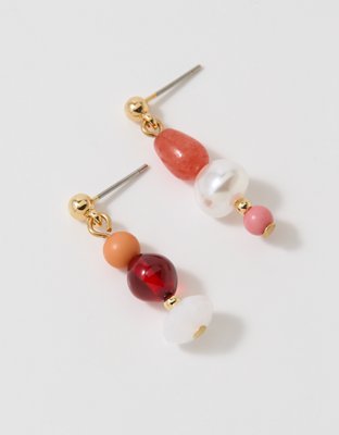 Aerie Colored Stone Earrings from American Eagle - $15.95