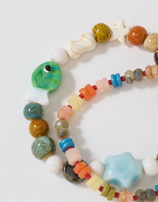Aerie Ceramic Bead Bracelet Pack