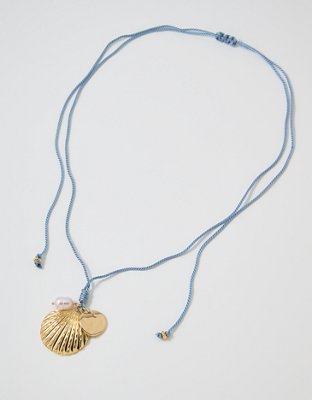 Aerie Dainty Cord Charm Necklace