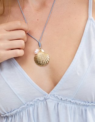 Aerie Dainty Cord Charm Necklace