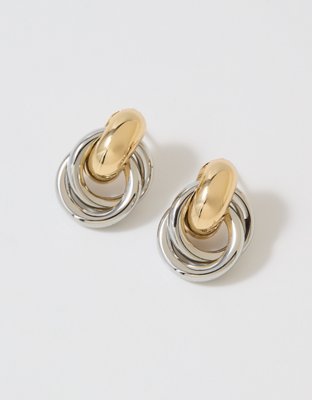 Aerie Aretes con Forma de Aldaba