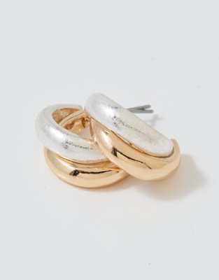 Aerie Double Hoop Earrings