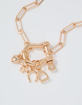 Aerie Horsebit Charm Necklace